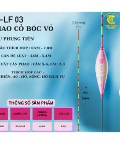 PHAO CỎ TÁCH VỎ NẤC NHỎ TIỂU PHỤNG TIÊN PHAO CÂU ĐÀI